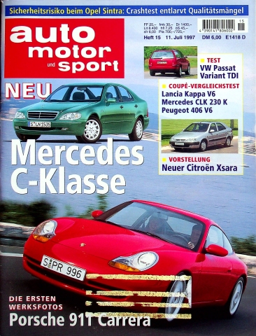 Deckblatt Auto Motor und Sport (15/1997)